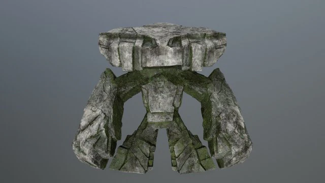 rockmonster 3D Model .c4d .max .obj .3ds .fbx .stl .blend 
