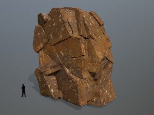 desert rock 3D-Modell