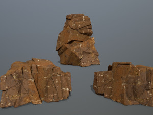 desert rock 3D-Modell