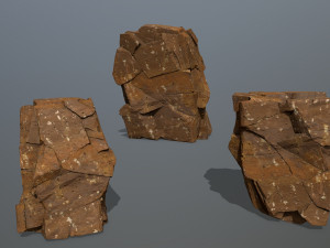 desert rock 3D-Modell