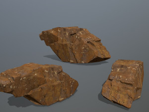 desert rock 3D-Modell