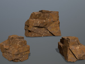 desert rock 3D-Modell