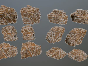 desert rock 3D Model