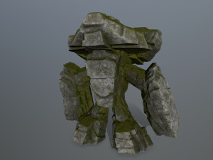 rock monster Modello 3D