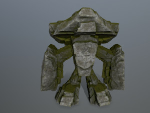 rock monster Modello 3D