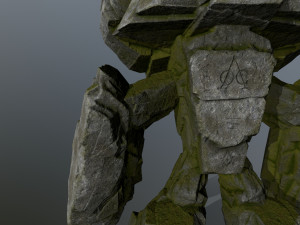 rock monster Modello 3D