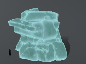 ice rocks 3D Model