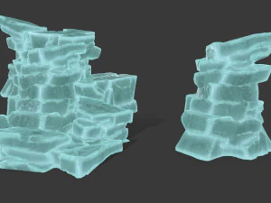 ice rocks 3D Model