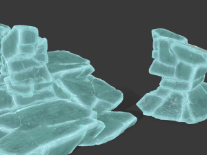 ice rocks 3D Model