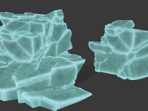 ice rocks 3D Model