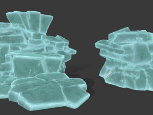 ice rocks 3D Model
