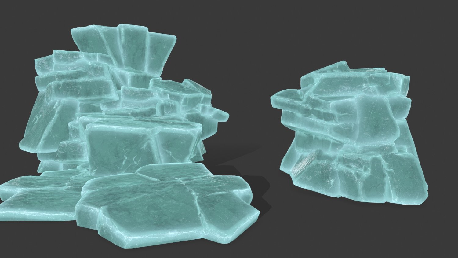 Ice model. Ice Set.