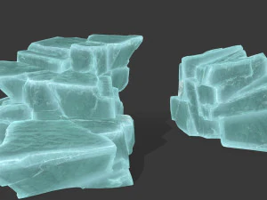 ice rocks 3D Model