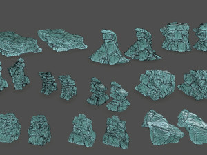 ice rocks 3D Model