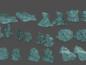 ice rocks 3D Model