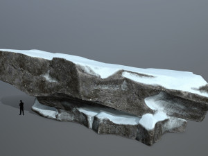 snow rock 3D 모델