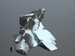 snow rock 3D Model