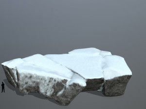 snow rock 3D 모델