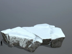 snow rock 3D Model