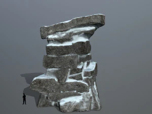 snow rock 3D Model