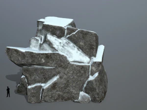 snow rock 3D Model