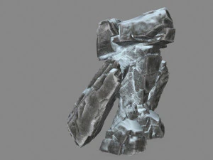 snow rock monster 3D Model