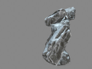 snow rock monster Modelo 3D