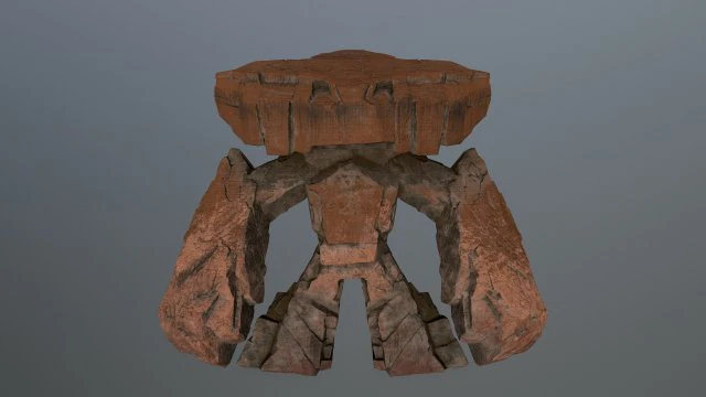 rock monster 3D Model .c4d .max .obj .3ds .fbx .stl .blend 