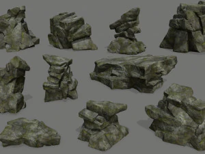 скалы 3D Модель