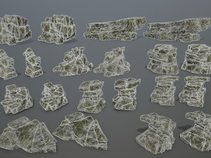 rocks Modèle 3D