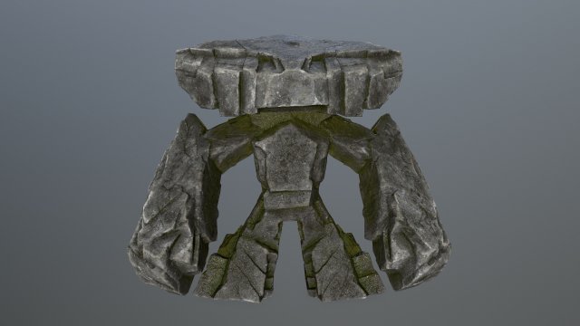 Rock Monster Modèle 3D .c4d .max .obj .3ds .fbx .stl .blend 