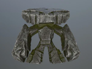 Рок-монстр 3D Модель