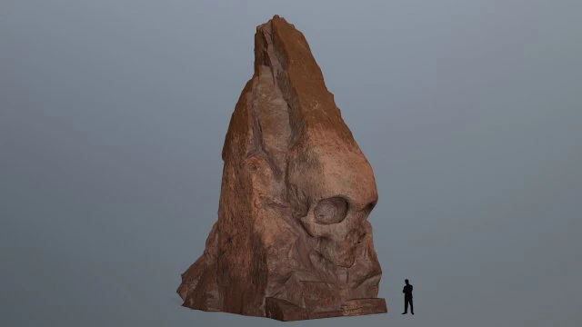 Porta da Caveira Modelo 3D .c4d .max .obj .3ds .fbx .stl .blend 