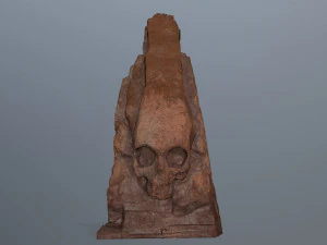 Porta da Caveira Modelo 3D