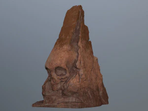 Porta da Caveira Modelo 3D