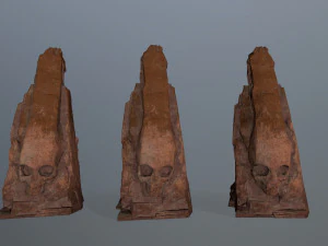 Porta da Caveira Modelo 3D
