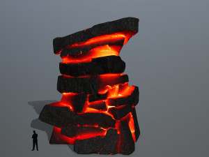 Lava rocks Modelo 3D