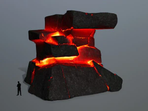 Lava rocks 3D Model