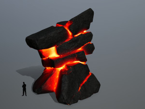 Lava rocks Modelo 3D