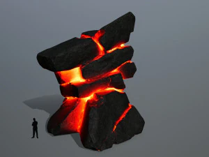 Lava rocks 3D Model