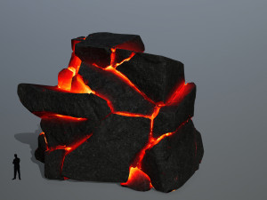 Lava rocks Modelo 3D