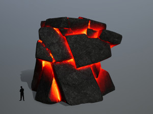 Lava rocks Modelo 3D
