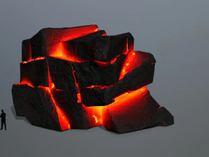 Lava rocks 3D Model