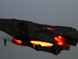 Lava rocks Modelo 3D