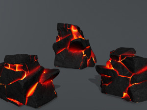 Lava rocks Modelo 3D