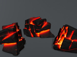 Lava rocks Modelo 3D