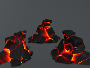 Lava rocks Modelo 3D