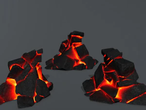 Lava rocks 3D Model