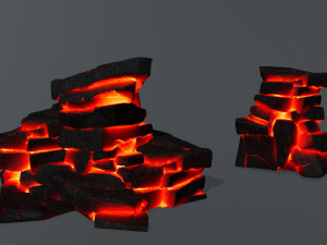 Lava rocks Modelo 3D