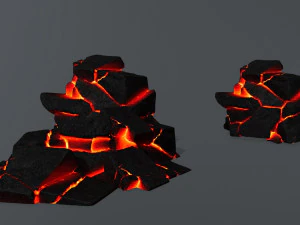 Lava rocks 3D Model
